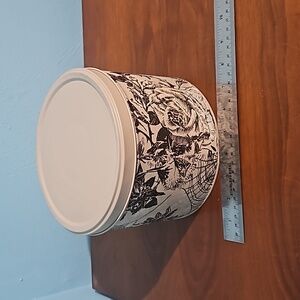 Metal Storage container with creepy critter art